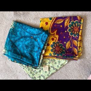 Set of 3 Sari Wraps